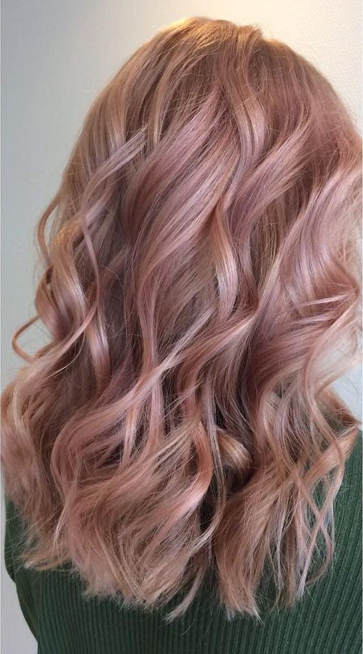 Haarfarbe Rose Gold Haarfarbe Rose Gold